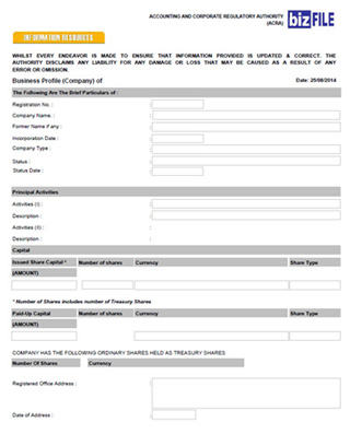 Company Business Profile